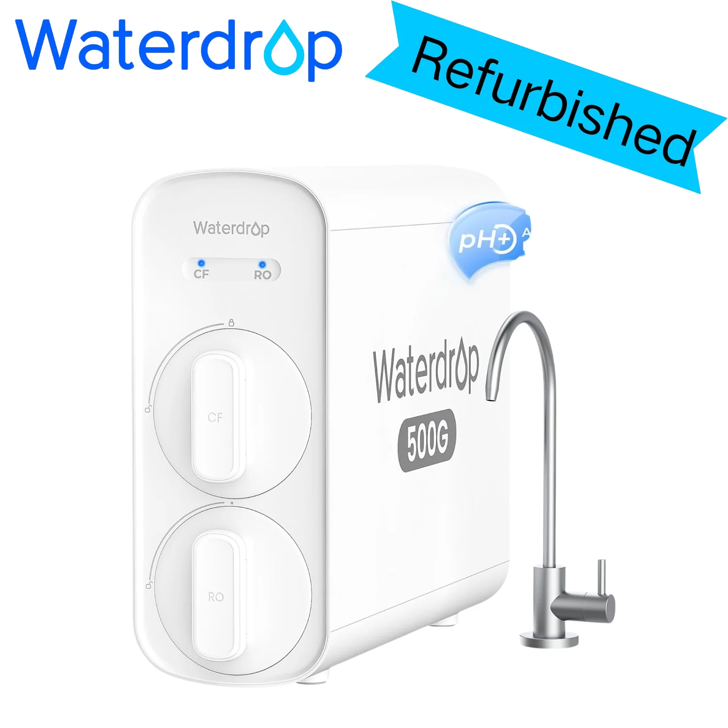 

Фильтр для воды с обратным осмосом Waterdrop G5P500A Alkaline Mineral pH+ (восстановленный)