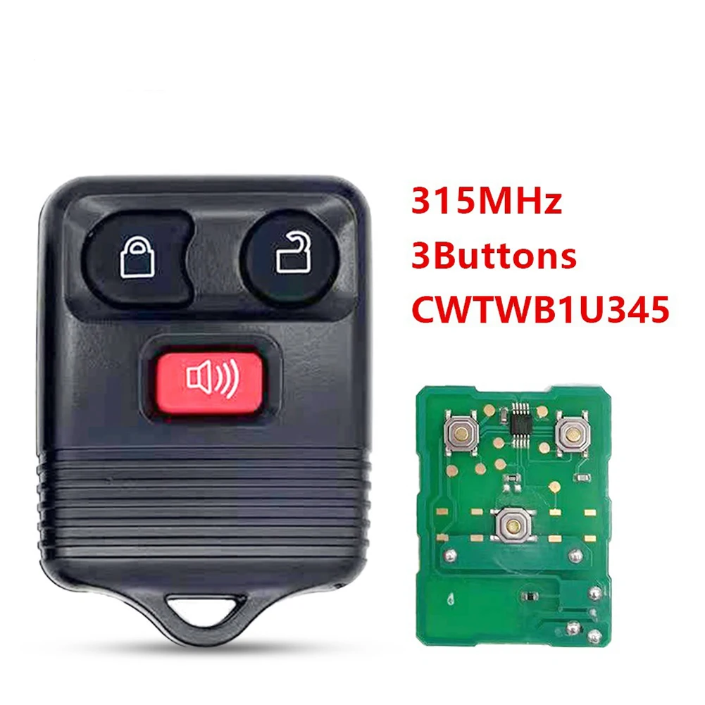 2PCS Keyless Entry Car Remote Control Key Fob 315MHZ trasmettitore Alarm Keyless Entry telecomando per Ford F150 F250 F350 F450