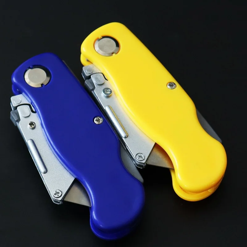 سكين قطع الورق الكبير القابل للطي، سكين فتح علبة، سكين القطع السريع، سكين ورق الحائط، سكين فني عالي التحمل #2