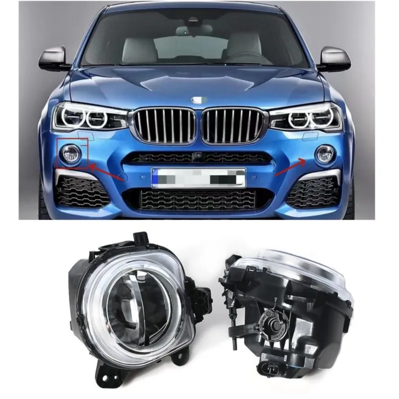 

Для BMW X3, F25, X4, F26, X5, F15, F85, 2014, 2015, 2016, лампа DRL, лампа дальнего света, автомобильный передний бампер, фонарь