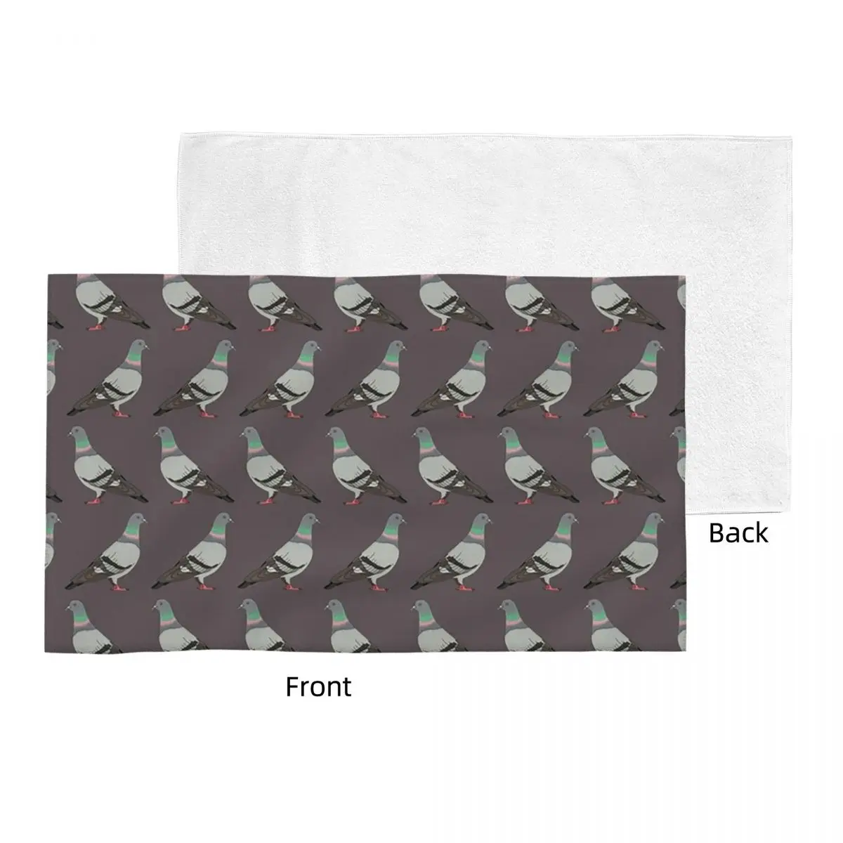Custom Pigeon Walk 2020 Grey Soft Face Towel Quick Dry Pool Bath Cotton Towels Absorbent Quick