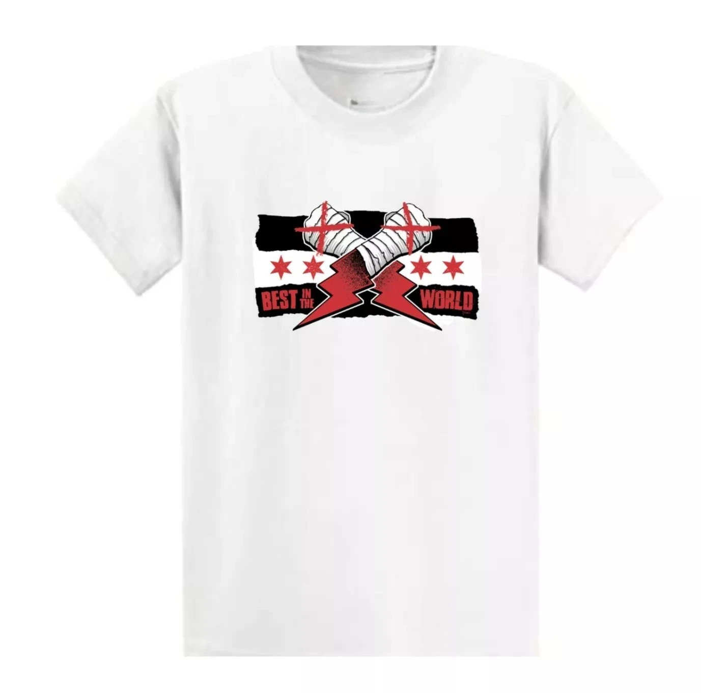 

Unofficial Cm Punk Shirt Best in The World Wrestling Adults American T-shirt Men Fashion Street Short-sleeved Women Cotton Top