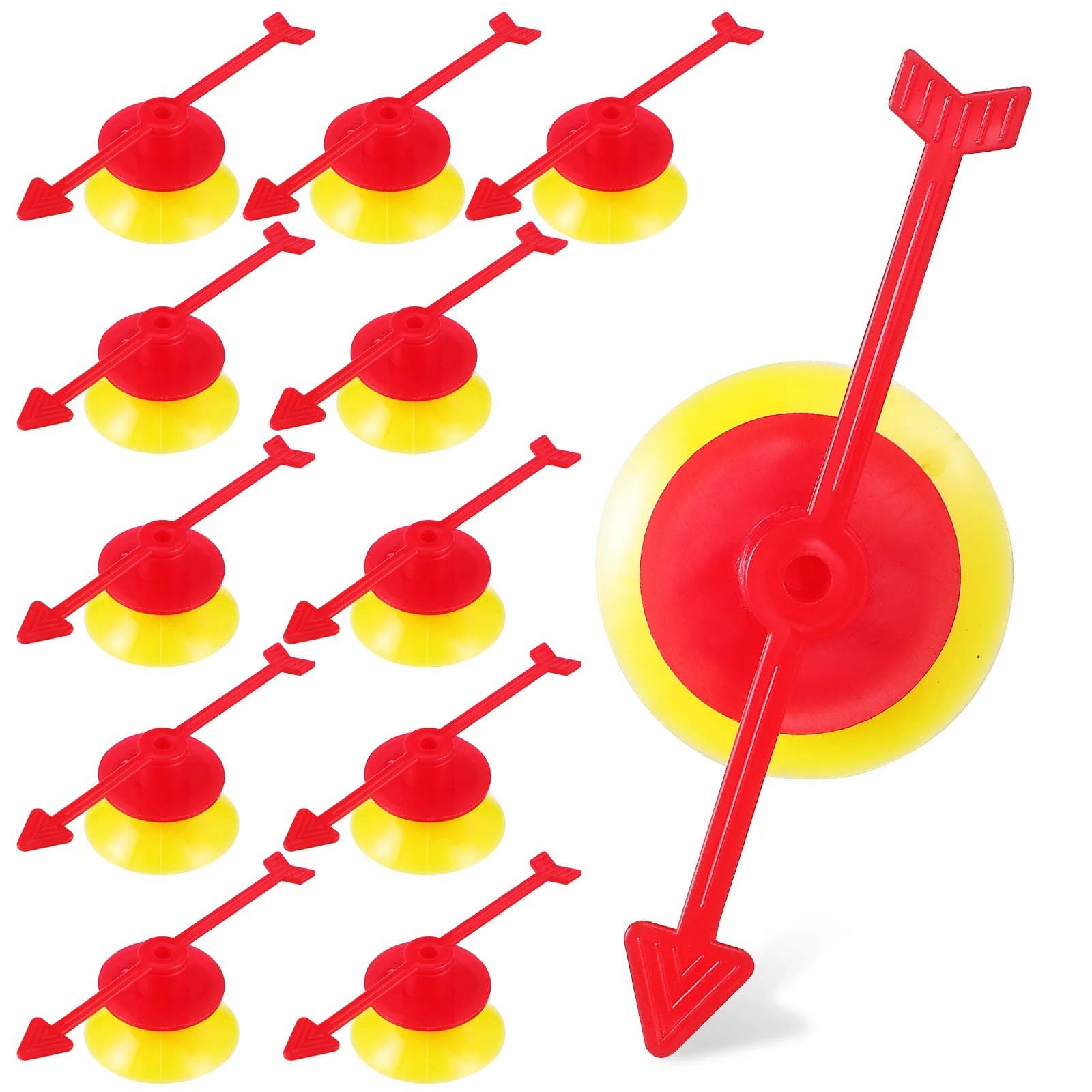 25 Pcs with Suction Cup Plastic Rotating Pointer Parent-child Game Arrows