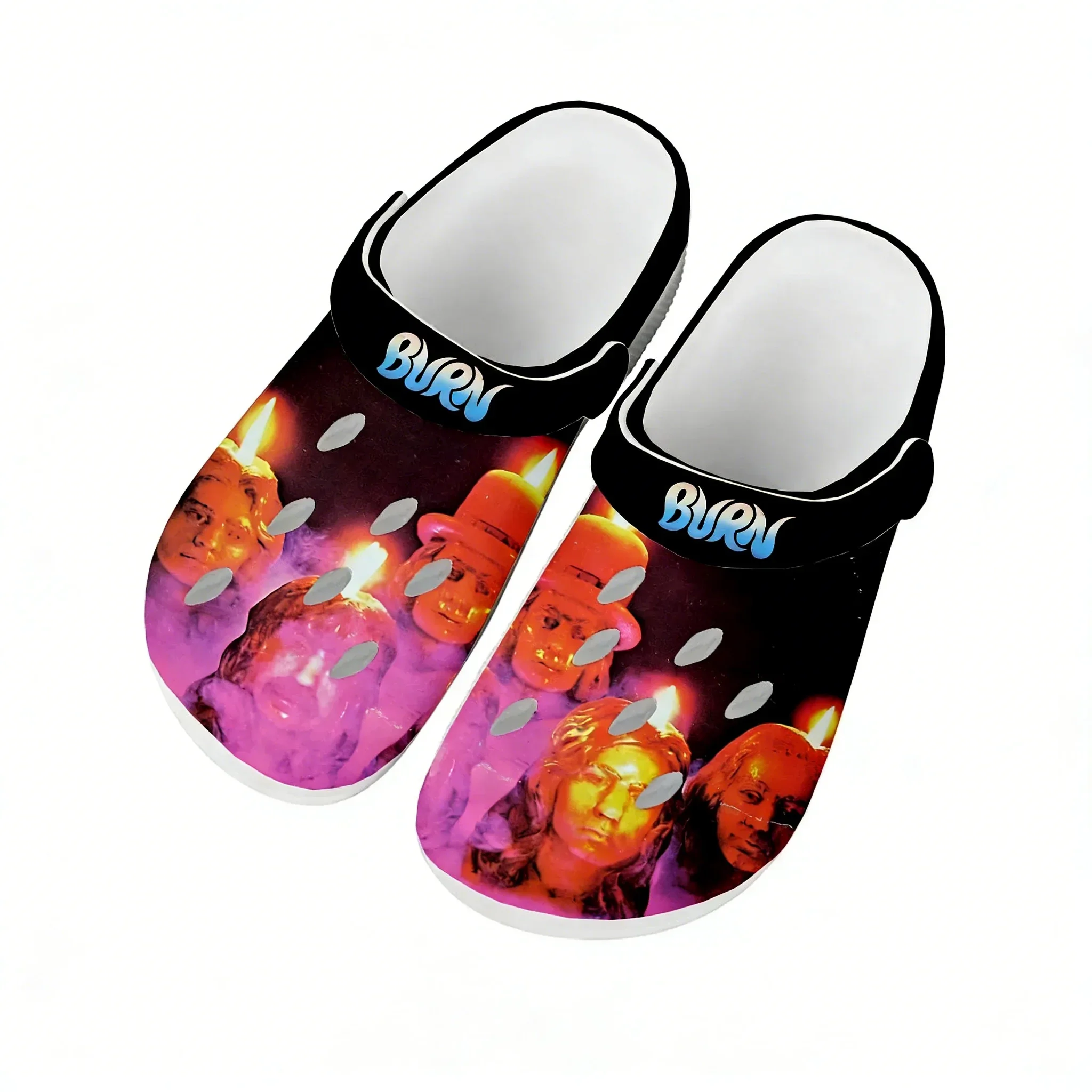 

Deep Purple Water Shoes Men Women Teenager Comfortable Fashion Home Garden Clogs Custom Sandals Beach Breathable Hole Slippers