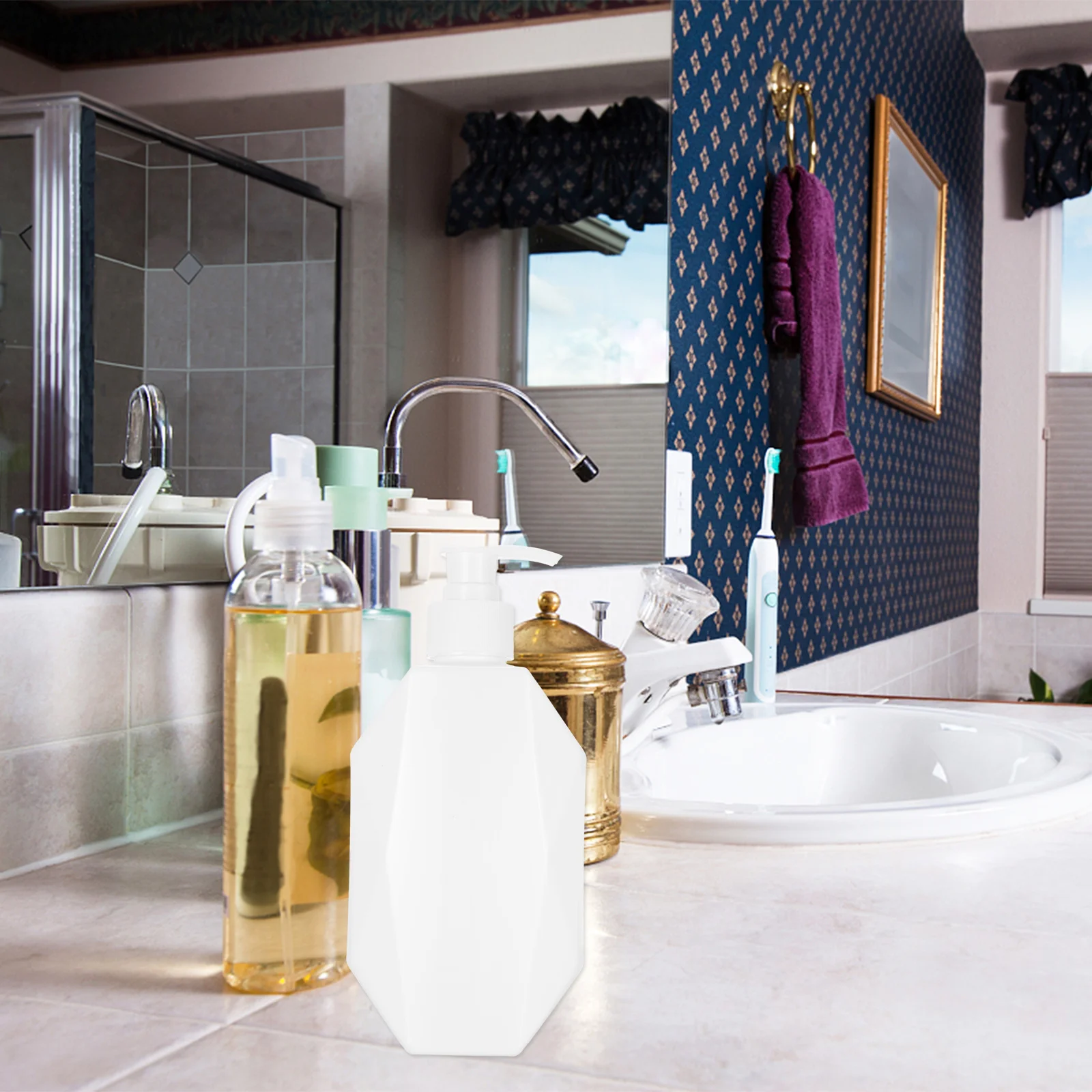 8 Stuks Shampoo Fles 300Ml Huisdier Lege Pomp Dispenser Hervulbare Reizen Lotion Container Voor Body Wash Gezicht Cleanser Zonnecrème