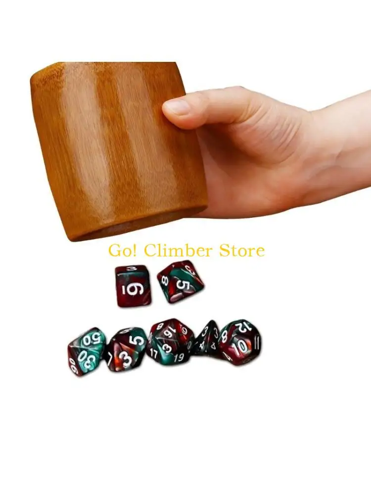 

Q84C 70 шт. многосторонние акриловые кубики, набор многогранных кубиков, 10 цветных настольных игровых кубиков, легко читаемый