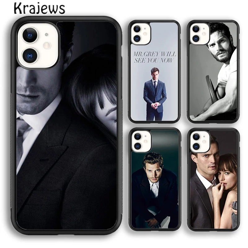 Krajews Jamie Dornan Fifty Shades of Grey Phone Case Cover For iPhone 16 15 14 plus XS XR 11 12 mini 13 pro max Fundas