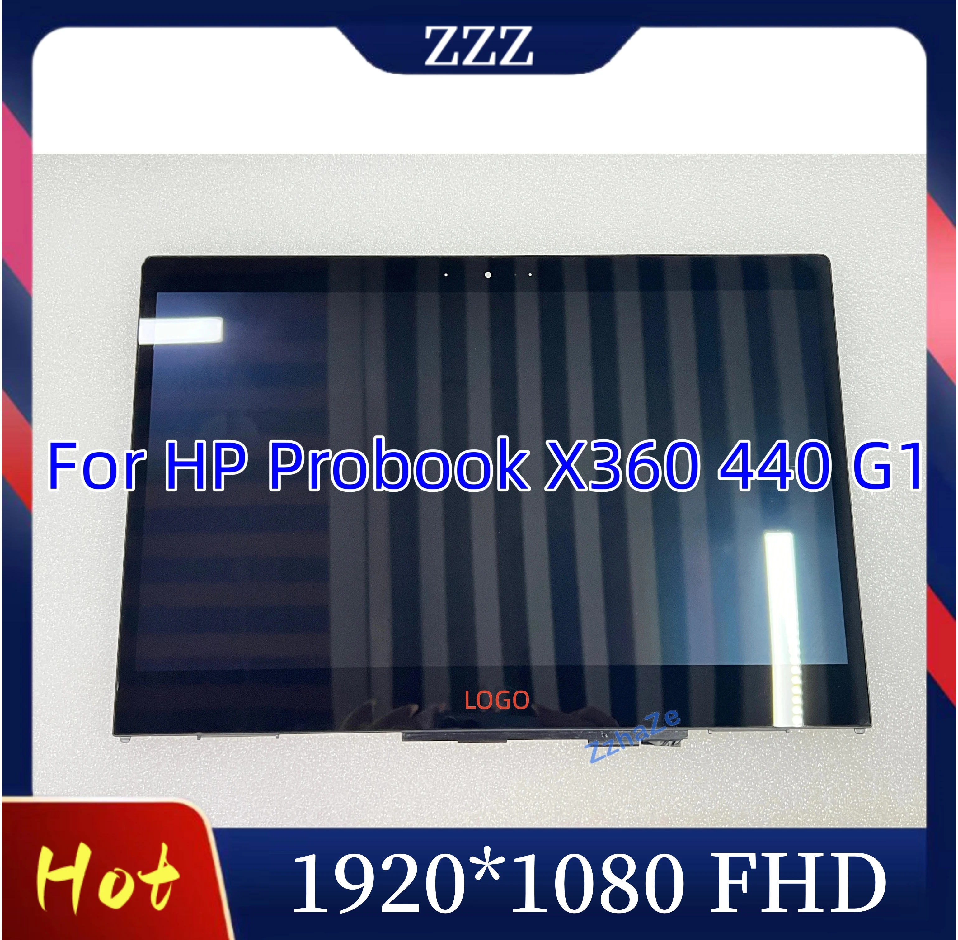 

For HP ProBook x360 440 G1 Notebook Replacement Assembly Display Touch Screen FHD LCD Panel