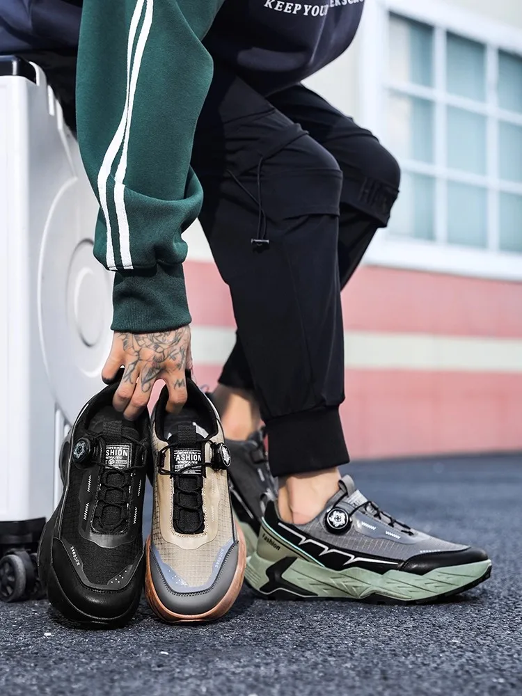 2025 حذاء مشي جديد قابل للتنفس، مقاوم للتآكل، متين، مقاوم للانزلاق مع قبضة فائقة، حذاء مشي خفيف الوزن #6