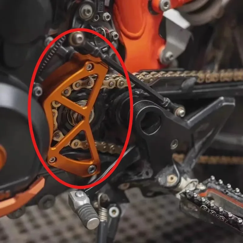 Motorcycle chain gear protection cover sensor protection cover decorative for KTM DUKE 790 890ADV R S 2018-2023 2