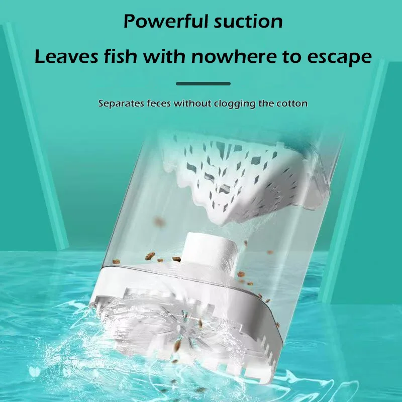 Aquarium Filter Pump, Submersible Quiet Aeration Pump, Built-in Water Pump, Aquarium Air Pump, Wave Maker, 220V - view 3