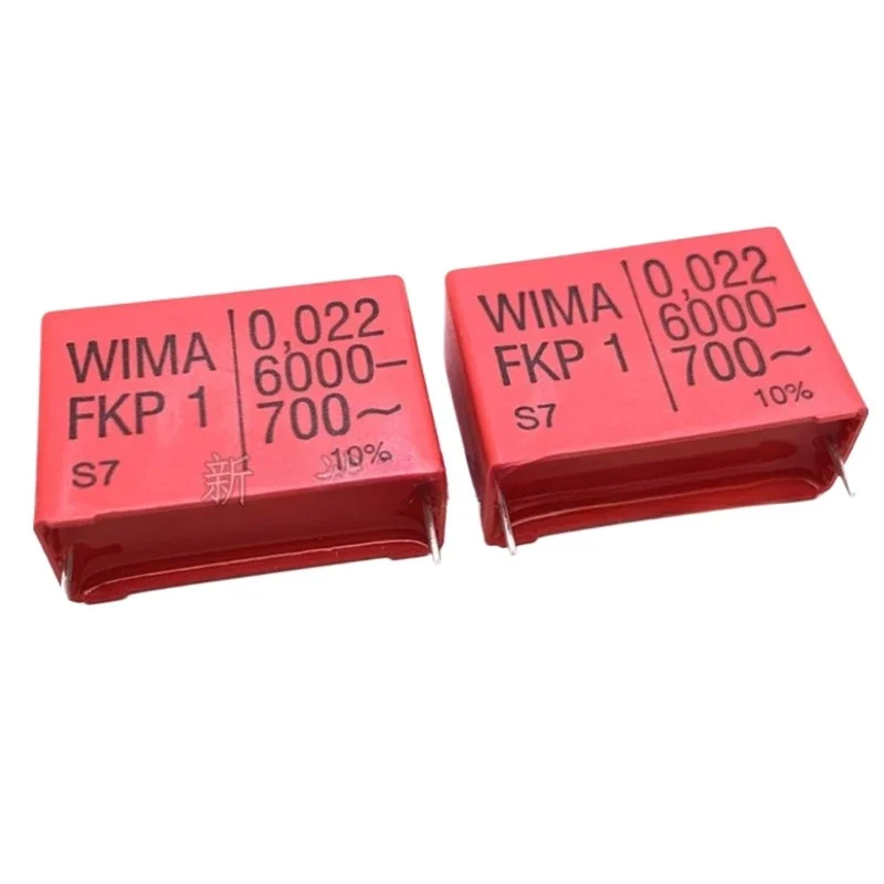 1 szt./5 szt. NOWY Niemiecki kondensator foliowy WIMA FKP1 0,022UF 6000V 223 22NF 10% Raster 37,5mm