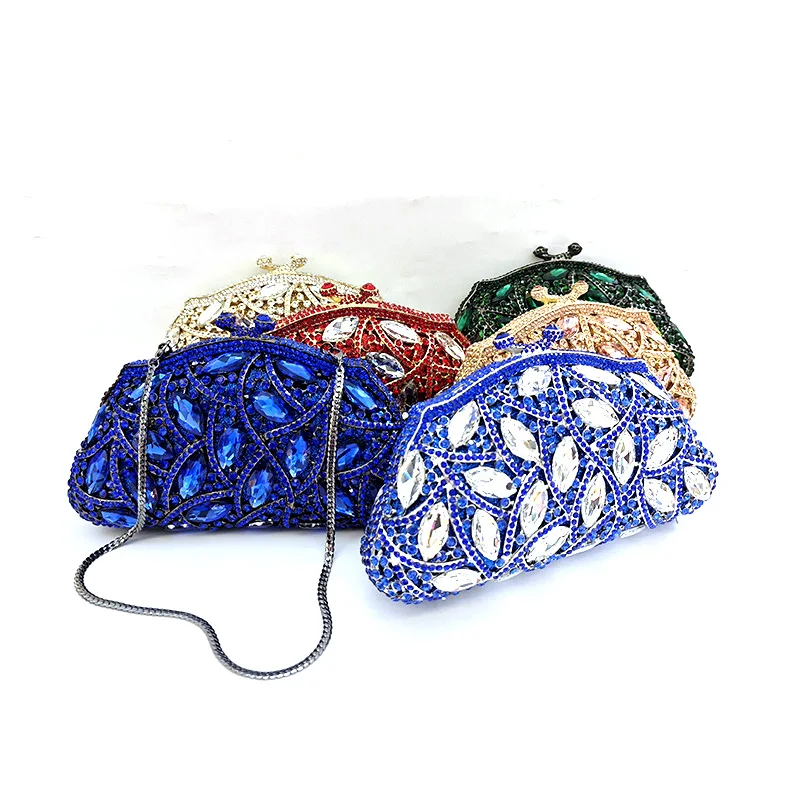 

Luxury bag Bridal wedding party purse women evening party handbag luxury Rhinestone clutches crystal purse