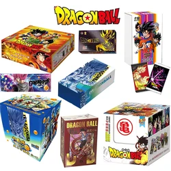 New Dragon Ball Cards Shiny Son Goku Saiyan Vegeta Anime Trading Battle Booster Box Game bambini SSP Collection Card Gift Toy