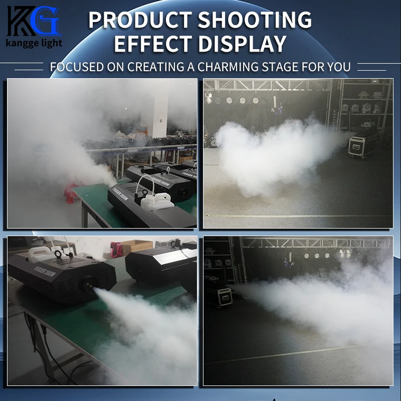3000W Stage Remote Control Smoke Machine DJ Bar Professional Fog Machine Equipment Show DMX Haze Machine for Show Disco Wedding