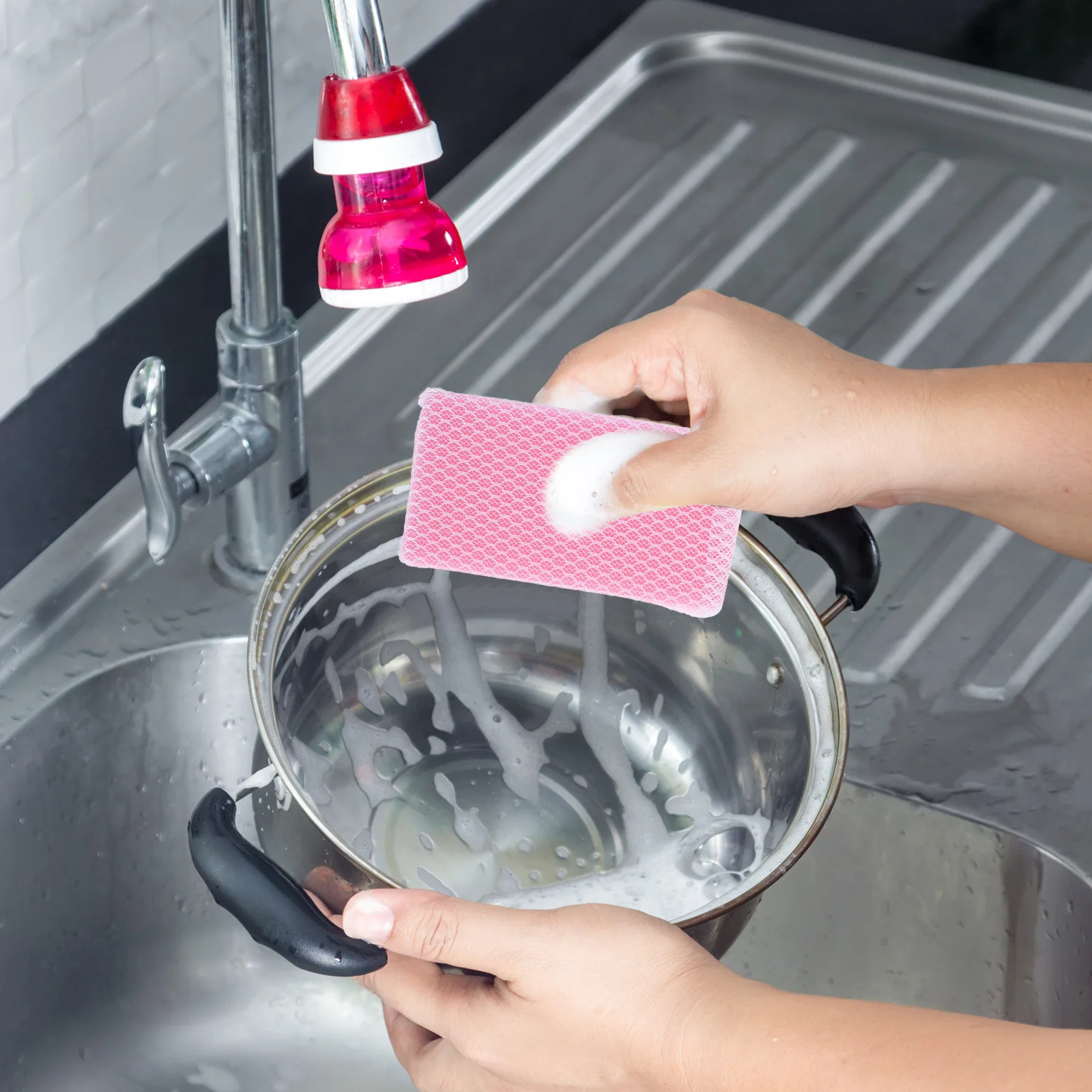 

30Pcs Colorful Kitchen Sponges for Dishes Absorbent Ergonomic Grip Multipurpose Cleaning Sponge Scrubber Set Dish Sponge