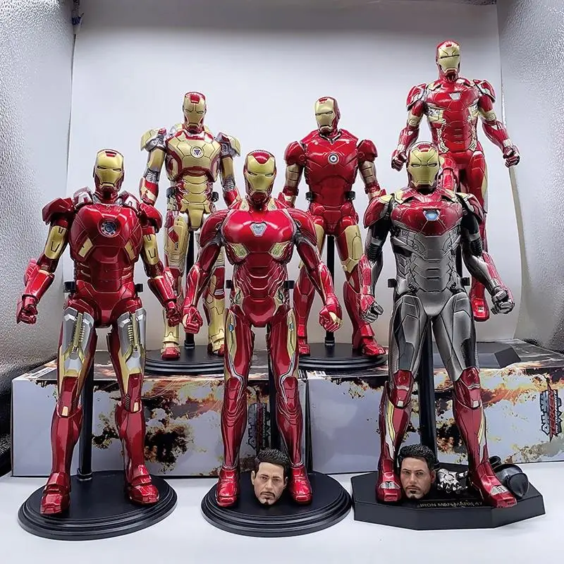 Iron Man Series Joint Movable Crazy Toys MK50 MK3 MK5 MK7 MK42 MK45 MK46 MK47 Movie Action Figure Avengers Collection Present