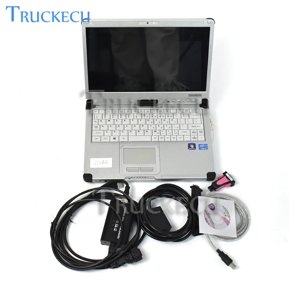 Forklift Linde Canbox Doctor Diagnostic Linde Pathfinder Software LINDE LSG Linde Forklift Truck Diagnostic Tool+CF C2 Laptop