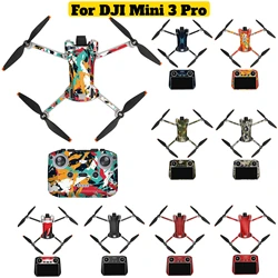 Sticker Skin For DJI MINI 3 Pro Stickers Protector Waterproof PVC Sticker Drone Body Skin Protective Arm Drone Accessories