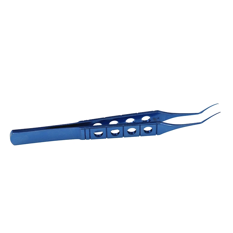 

1pcs Titanium Autoclavable Ophthalmic Surgical Tweezer Capsulorhexis Forceps 112mm Ophthalmic Surgery Instruments