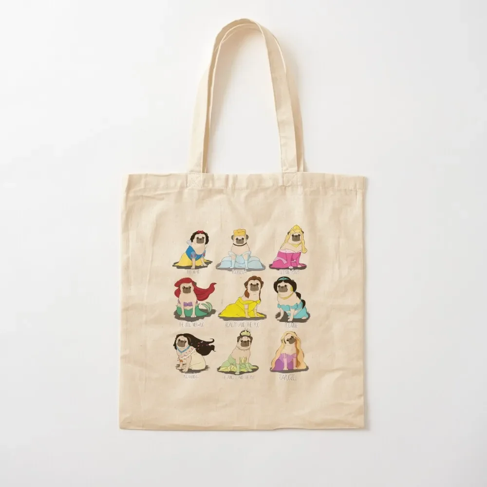 

Pug Princesses Tote Bag Shopper cute tote bag Shopper handbag Bag