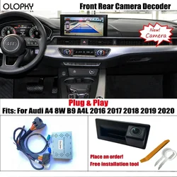 Reverse Camera For Audi A4 8W B9 A4L 2016 2017 2018 2019 2020 Original Screen Plug and Play HD Front Rear View Bakcup Camera