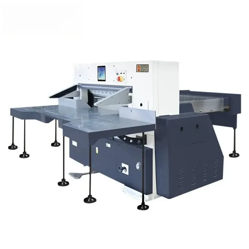 工場直販 68cm小型 ダブル油圧式ヘビーデューティーサーボ制御ペーパーカッティングマシン