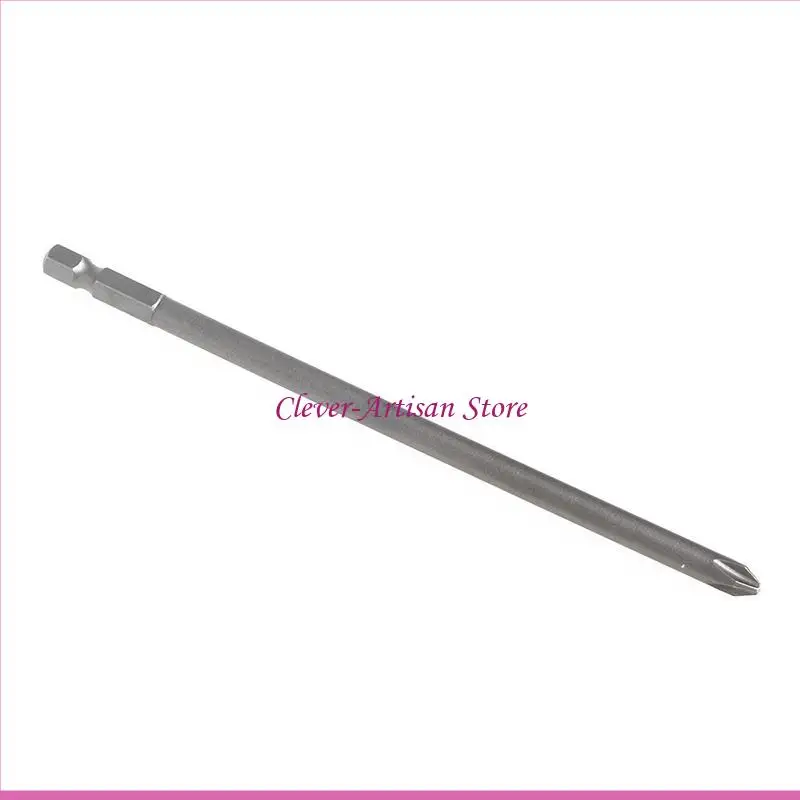 E06b 6pcs/set 1/4 Shank 150mm Steel للعبور للبراغي الرأس