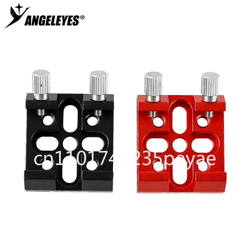 Sinking Cross Base Hatail Groove Star-seeking Guide Hoop Astronomical Telescope Accessories Red and Black