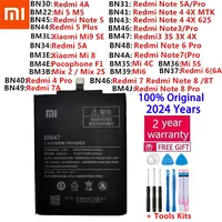 Original Battery For Xiaomi Mi Redmi Note Mix Max 2 3 3S 3X 4 4X 4A 4C 5 5A 5S M5 6 6A Mi6X 7 7A 8 9 MI9 Pro Plus Lite batteries