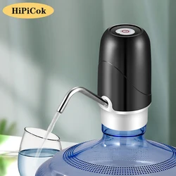 Pompa per bottiglia d'acqua HiPiCok Dispenser per acqua da 19 litri pompa per acqua elettrica ricaricabile USB pompa per bere automatica portatile