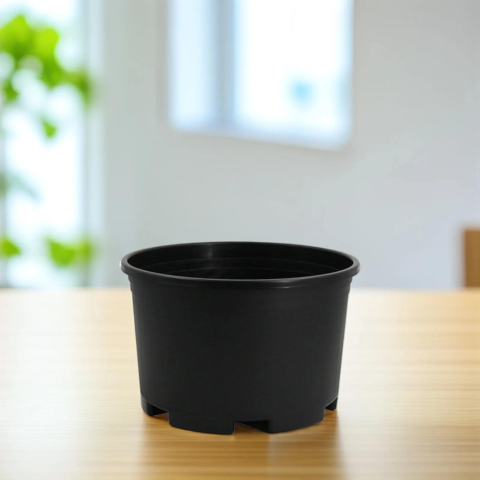 

Plastic Flower Durable Succulent Plant Container Plastic Flower Pot Planter Garden Yard Outdoor Plant Container Drainage Hole
