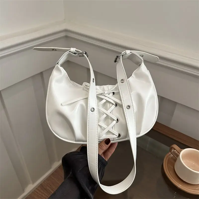 

Niche Lace-up Bow Bag New Women's Underarm Bag Chic Women's Shoulder Bag Stylish Retro Handbag Luxury Women's Crossbody pouch