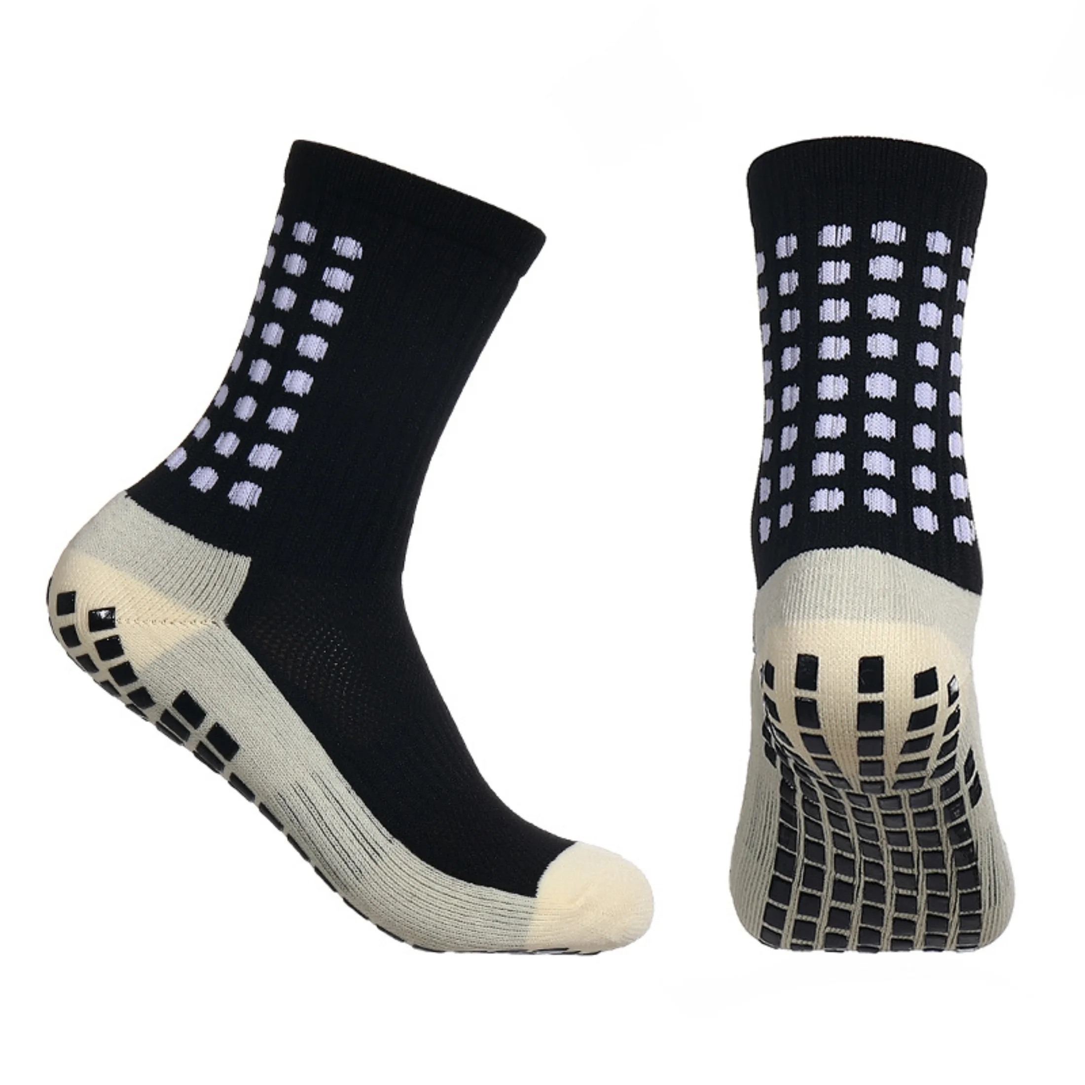 

1 Pairs Anti-Slip Soccer Socks Men Women Outdoor Sports Grip Football Basketball Tennis Rugby