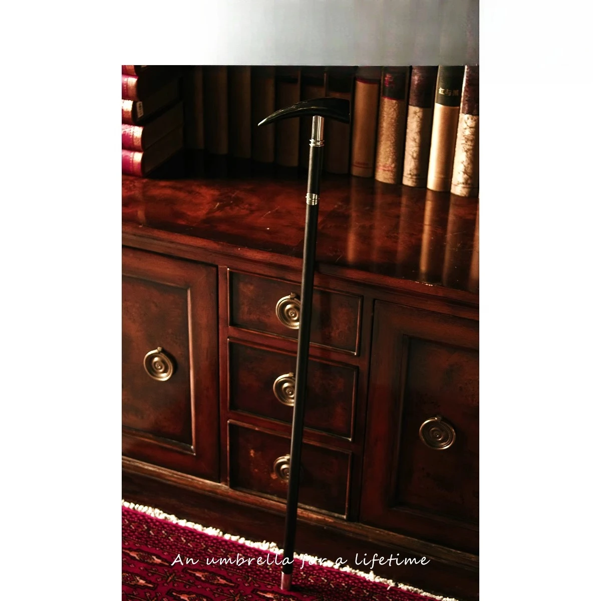 African ebony scepter solid wood English gentleman cane civilized stick
