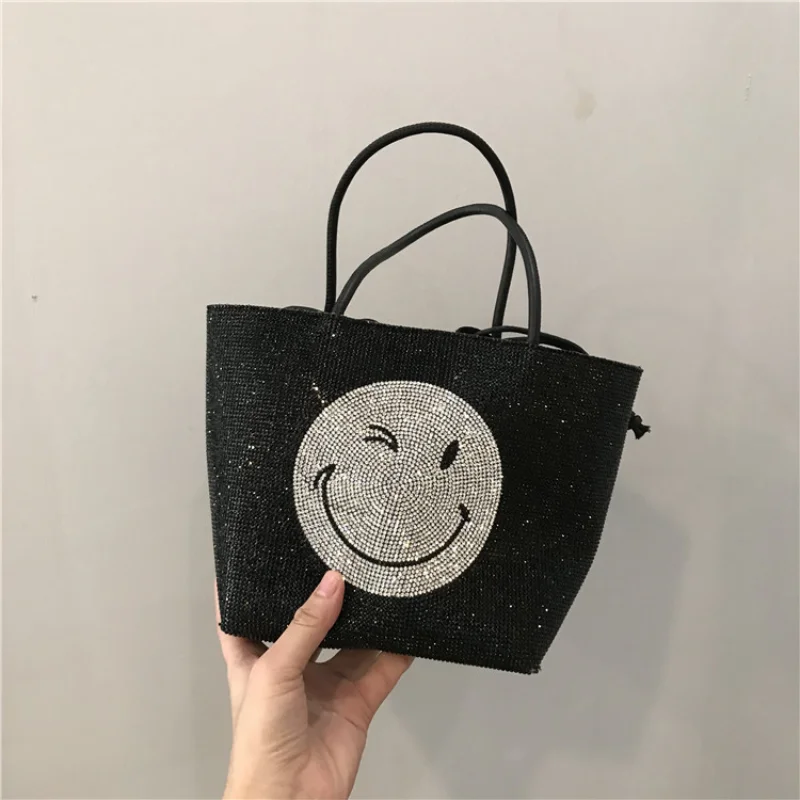 Rhinestone Shiny Party Bag Ladies Handbag Elegant High Quality Pouch Phone Lipstick Nightclub Crossbody Messenger Purses Tote