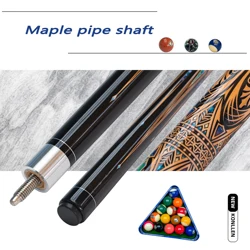 Premium Maple Pool Cue Stick for American Nine-ball and Snooker Games - Classic Design, Smooth Finish, Superior Craftsmanship