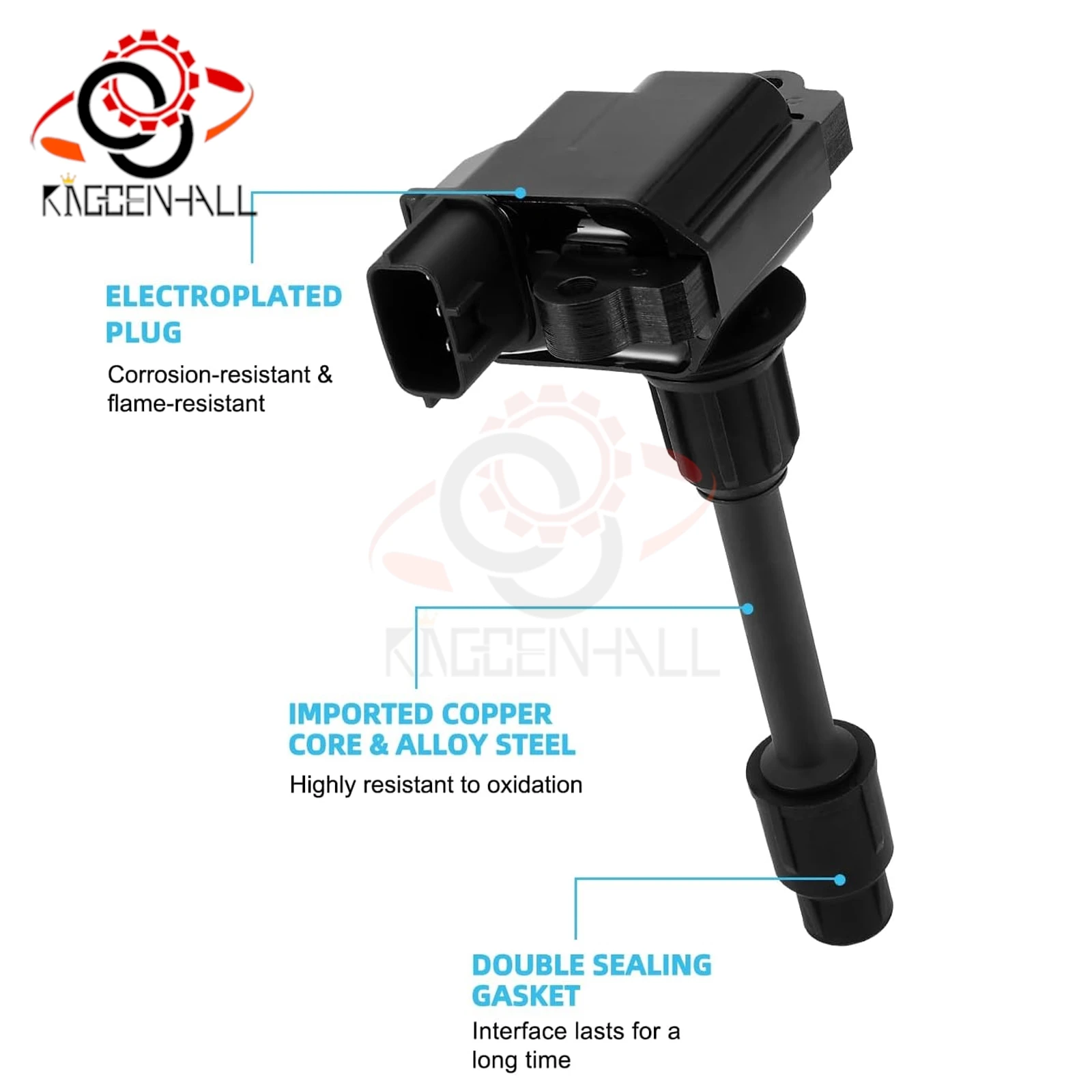 Right Ignition Coil Pack 2244831U06 Compatible With Nissan Maxima A32 Infiniti I30 3.0L Restore VQ30DE Engine Power