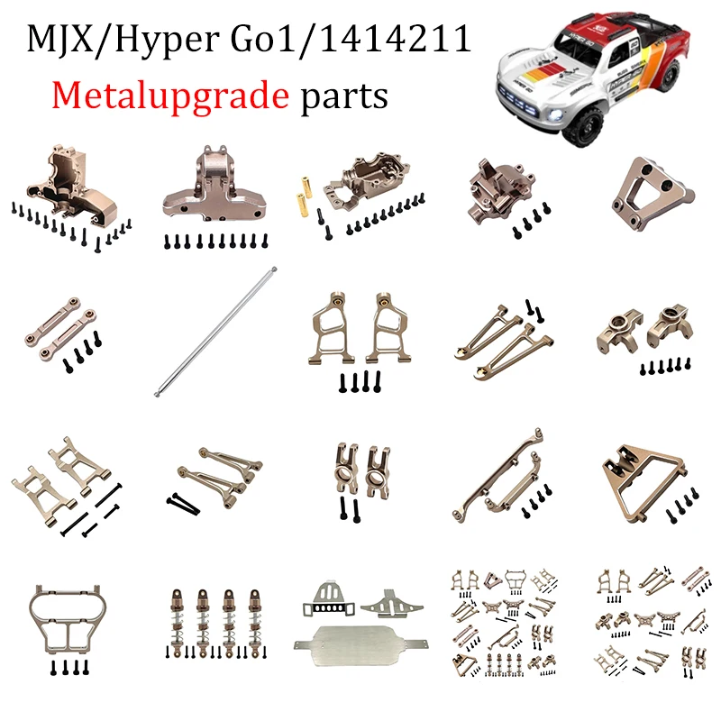 mjx-14211-hyper-go-kit-de-pecas-de-metal-para-upgrade-escala-1-14-braco-oscilante-barra-de-tracao-tampa-da-carcaca-copo-de-direcao-acessorios-para-carro-rc