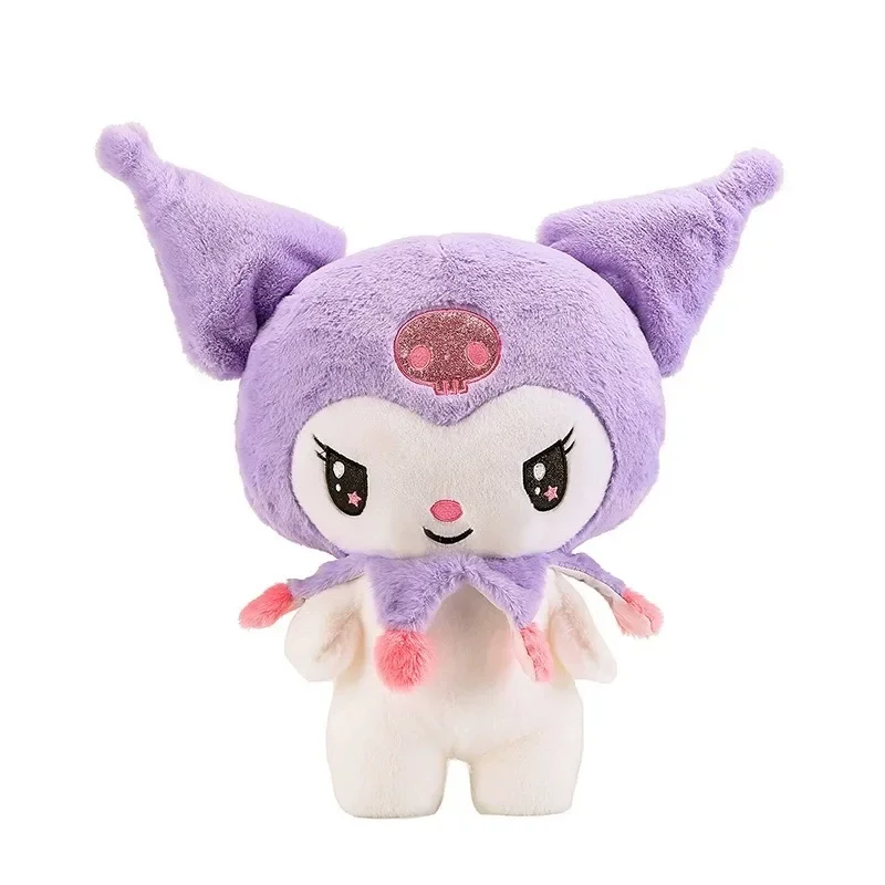 หมอนผ้ากำมะหยี่ขนาด25/55ซม. SANRIO Kuromi My Melody ตุ๊กตา Stitch น่ารักการ์ตูนน่ารักของเล่นหมอนของขวัญวันเกิด