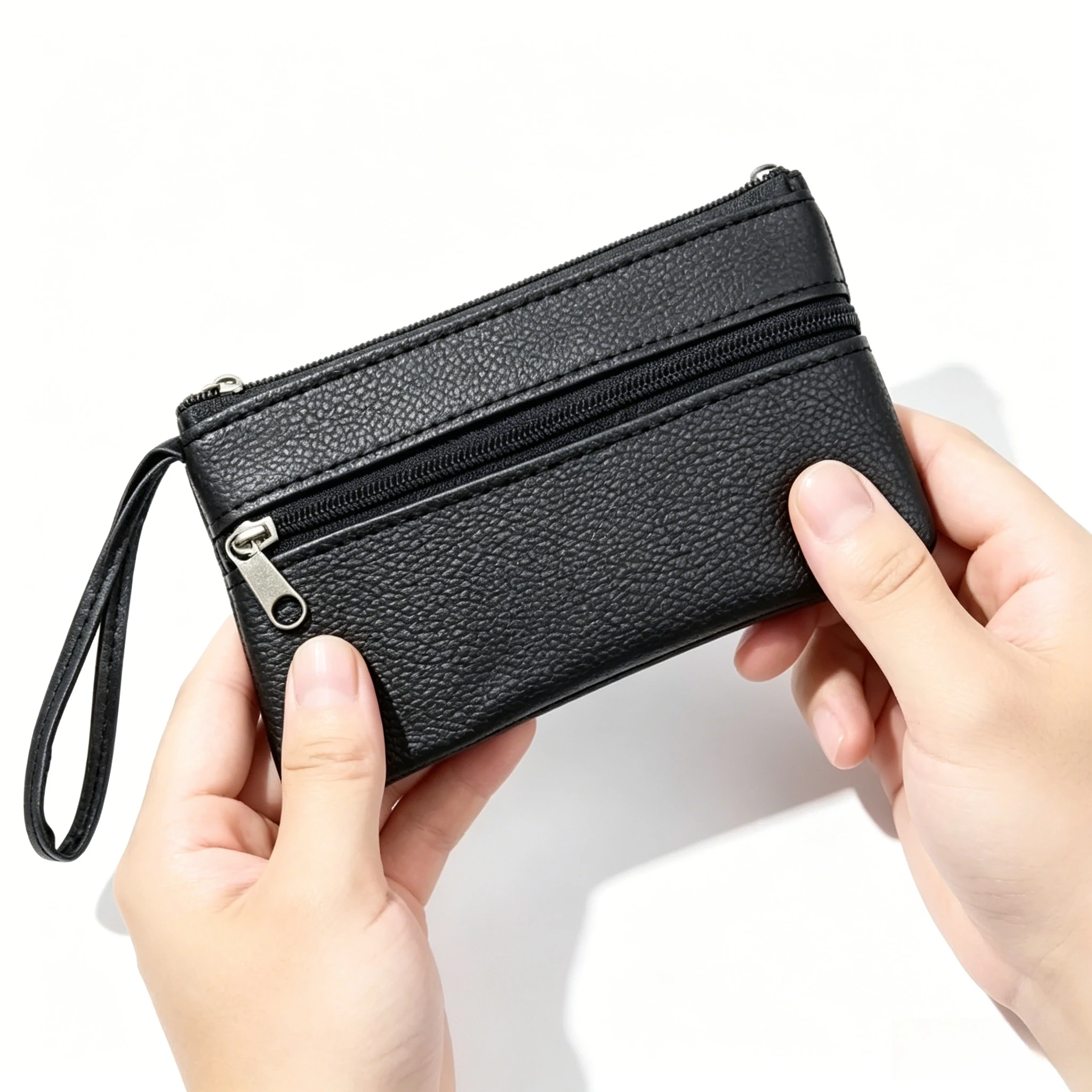 Women Men Coin Purse Men Small Bag Wallet Change Purses Zipper Money Bags Children Mini Wallets Leather Key Holder Carteira image 5