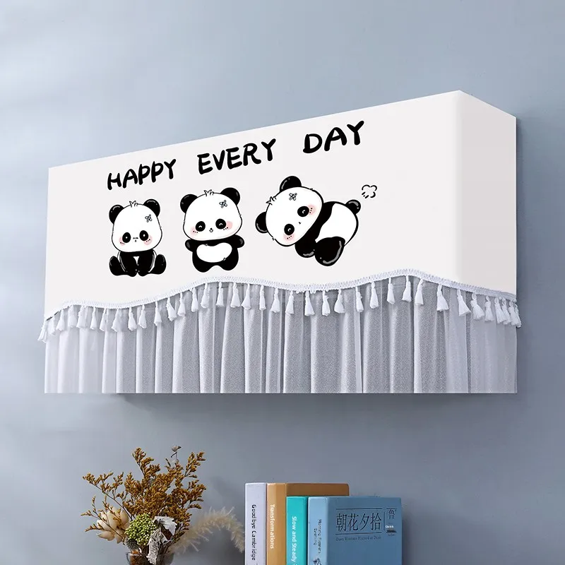 

Modern Simple Style Air Conditioner Dust Cover Lace Material Hanging Type Prevent Direct Blow for All Seasons Universal Model