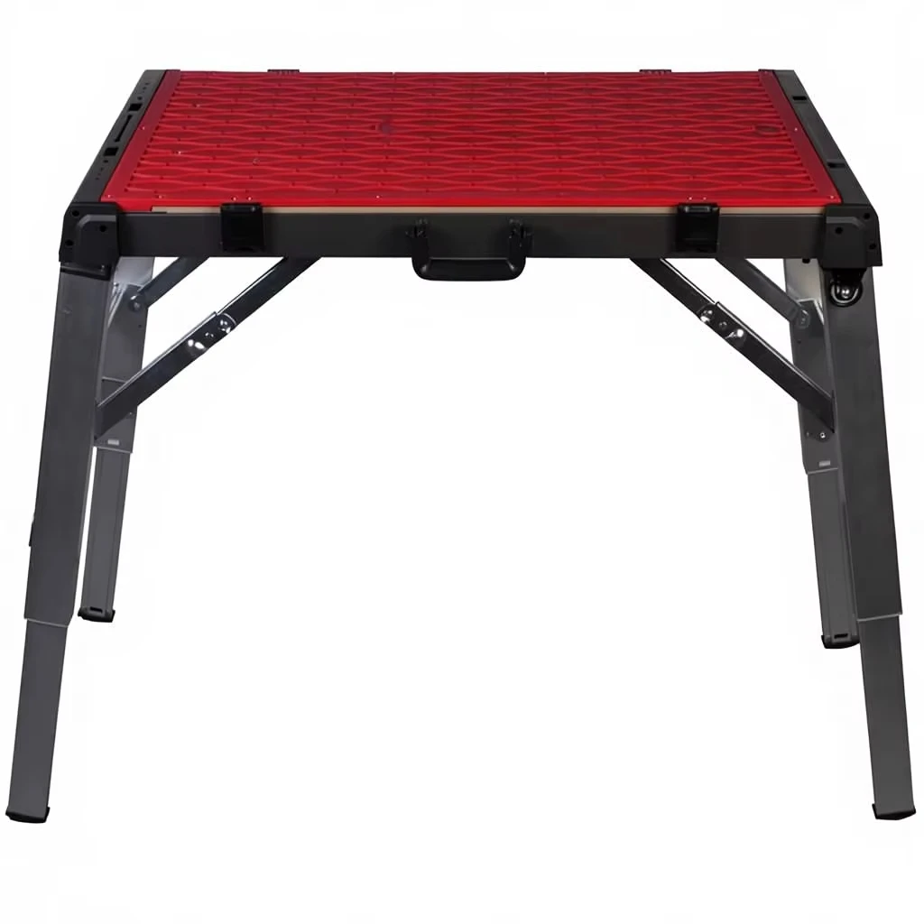 Multifunctional Foldable Workbench 200kg Load Capacity, Aluminum Frame, Interchangeable Top, for Carpentry & DIY