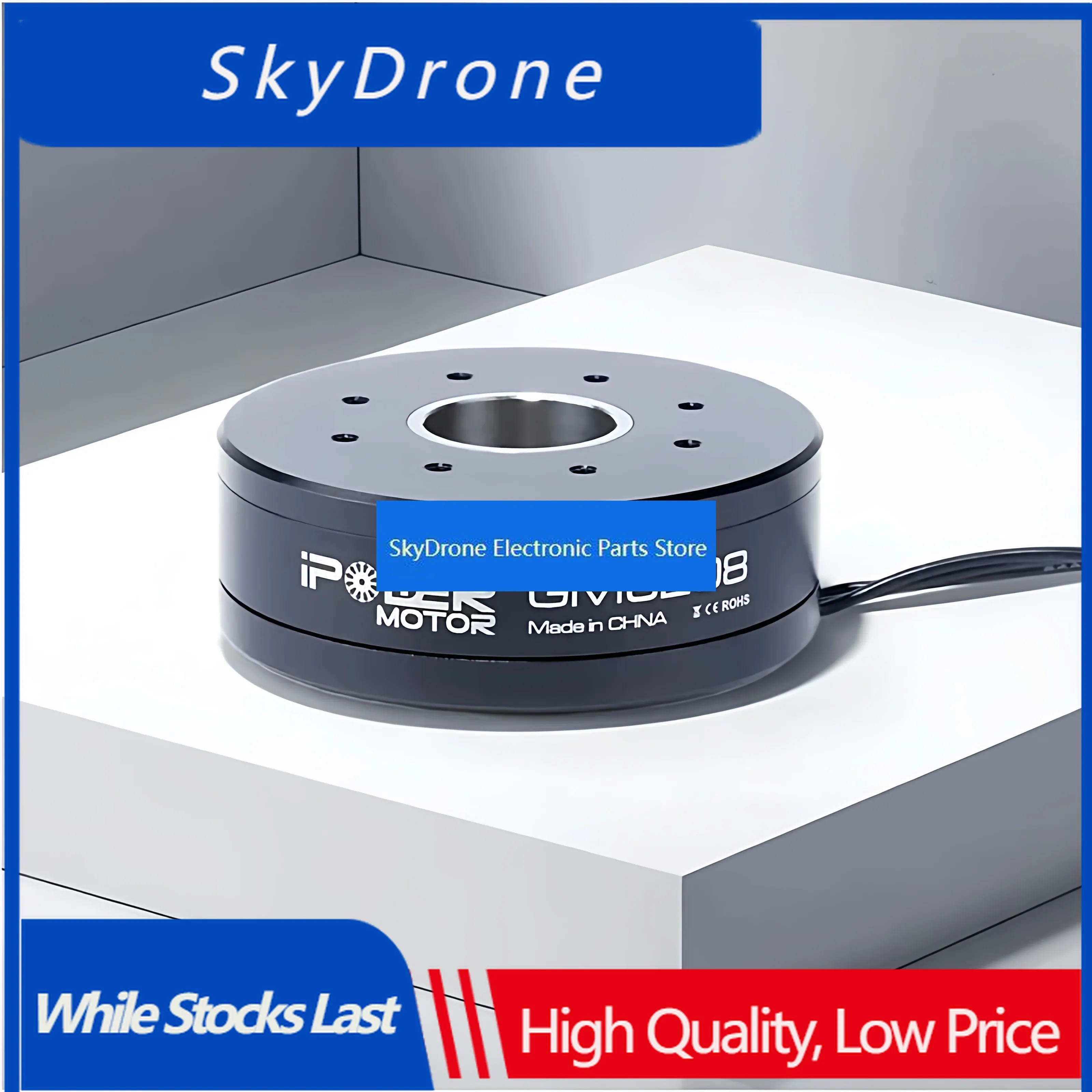 SkyDElIFlight IPower GM6208 150T Brushless Gimbal Motor With AS5048A For DSLR CANON 5D MARKII MARKIII Hollow Shaft 6208