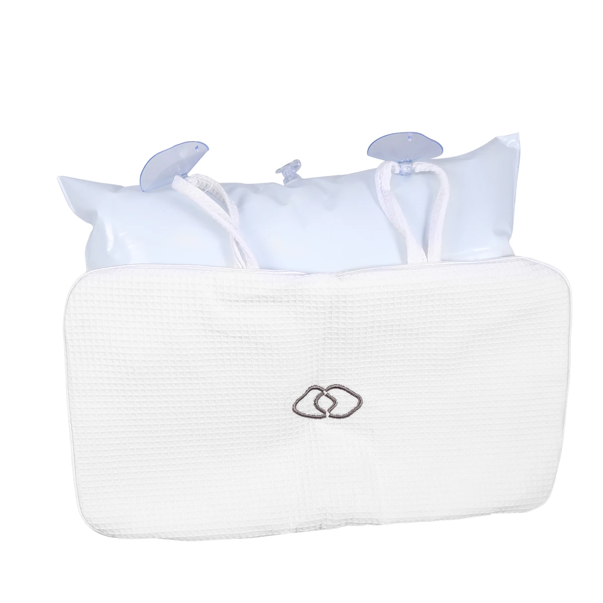 

2 PC Bath Pillow Neck Accessories Pillows Washable Bathroom Shower Bathtub Cushion Shampoo Bowl Rest