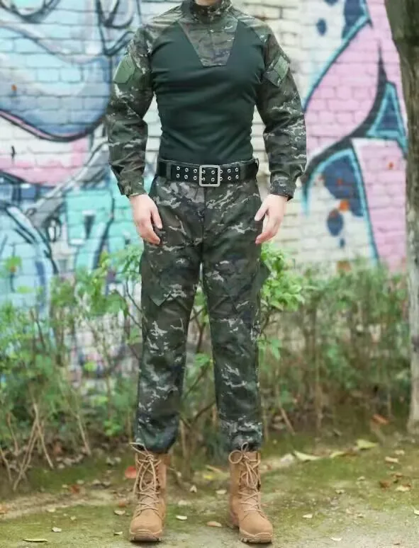Men's Spring Camouflage Jungle Desert Uniform Set