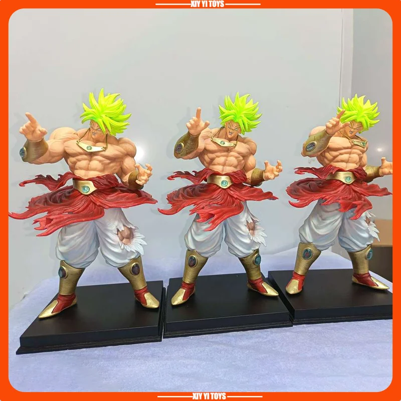 드래곤볼 30cm 슈퍼 사이어인 브로리 레조넌스 시리즈 애니메이션 피규어 모델 스태츄 소년 컬렉션 데스크탑 장식 장난감