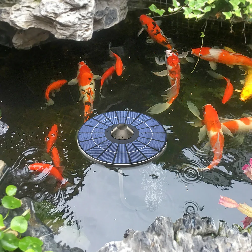 Solar Floating Oxygen Pump Outdoor Fishing Water Pump Garden Bathtub Pool Aquarium Aerator Pump view 4