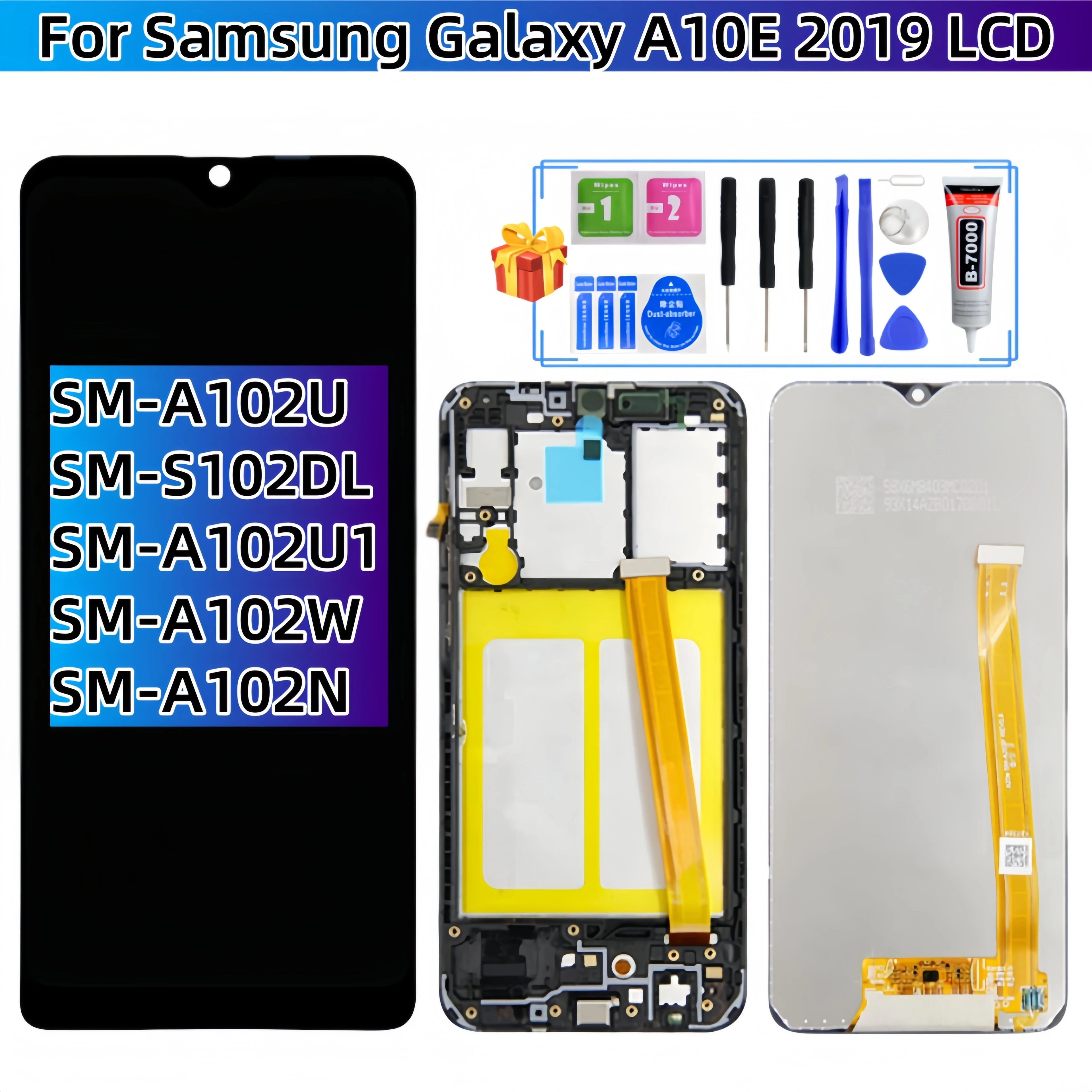 For Samsung Galaxy A10E 2019 SM-A102U S102DL A102U1 A102W A102N LCD Display Touch Screen Assembly LCD Replacement Parts