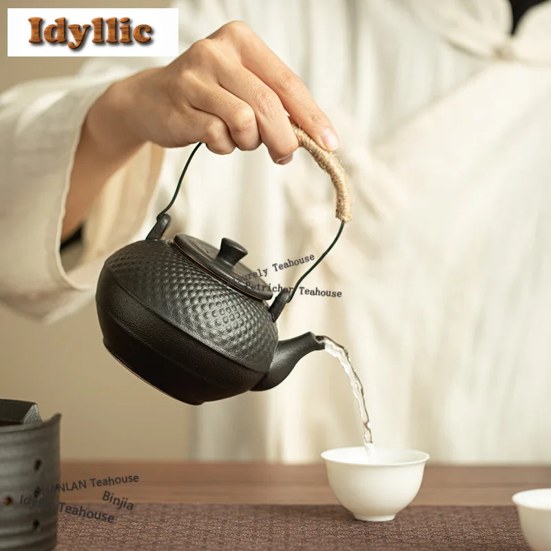 Particle High-handled Tea Warmer Holder Candle Heater Stove Household Kettle Stand Baked Milk Jar Carbon Furnace Cafes Craft